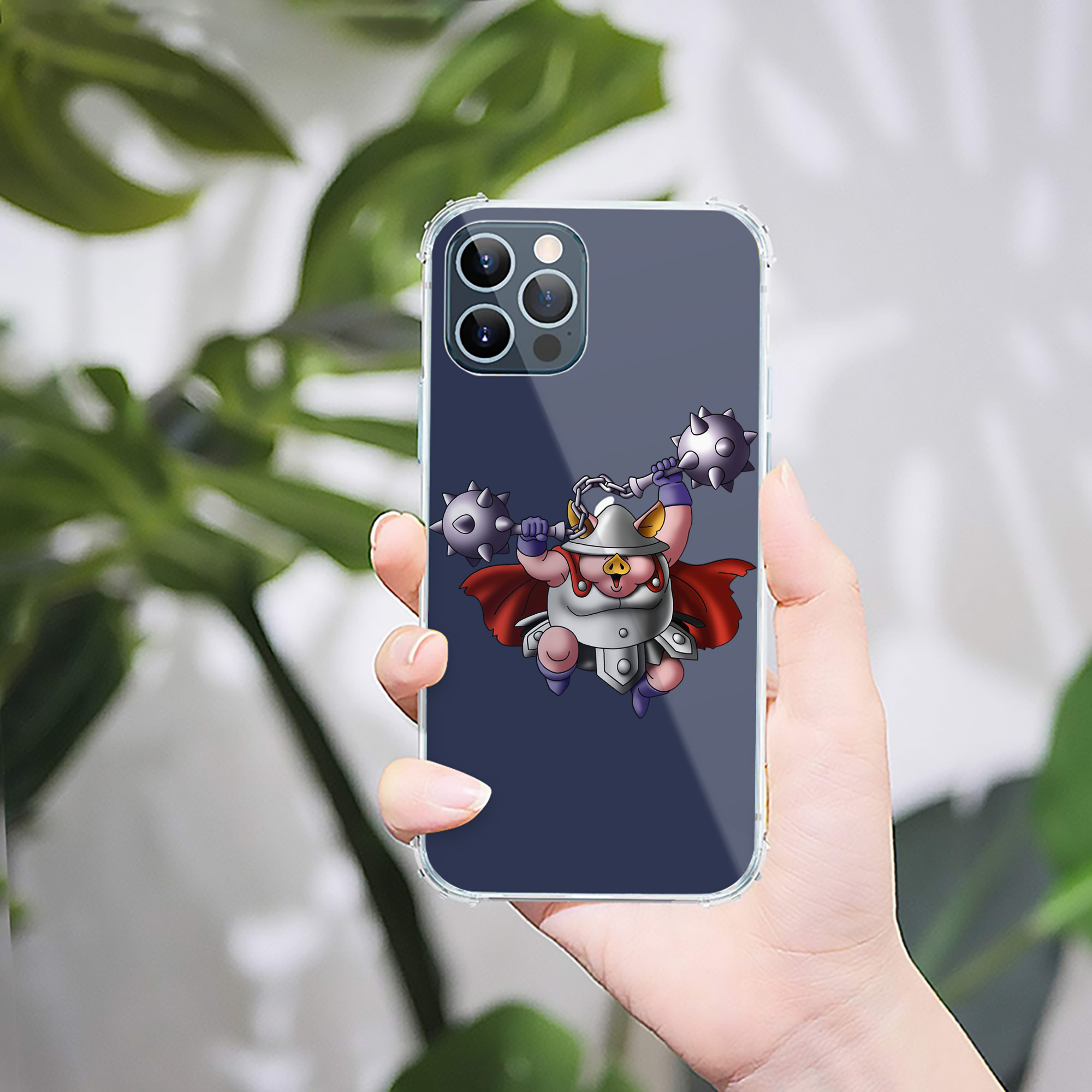 （画像用） ドラゴンクエスト Doragon Kuesuto Dragon Quest 【iPhone 12シリーズ対応】透明スマホケース（クリアソフトケース）